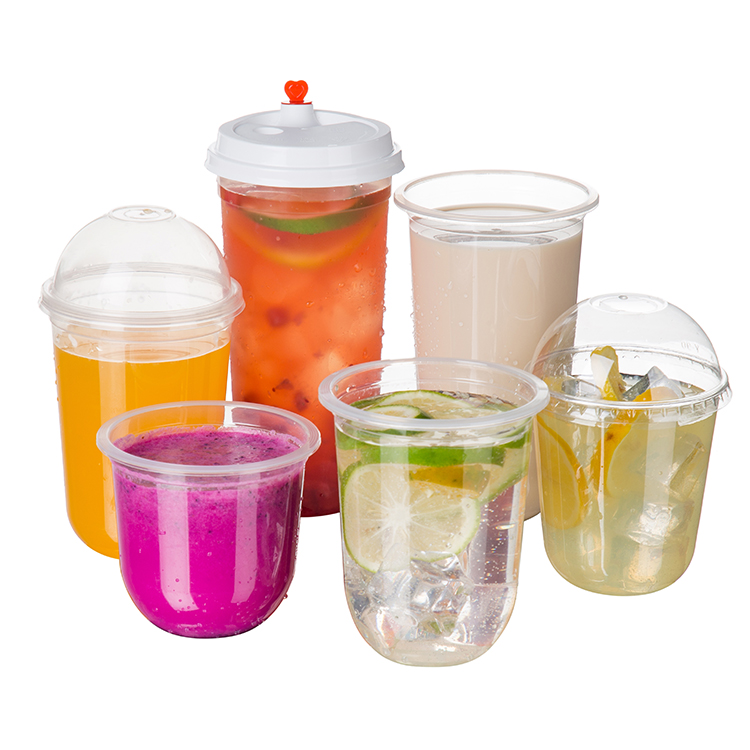 Custom Disposable U-Shaped Plastic Cups